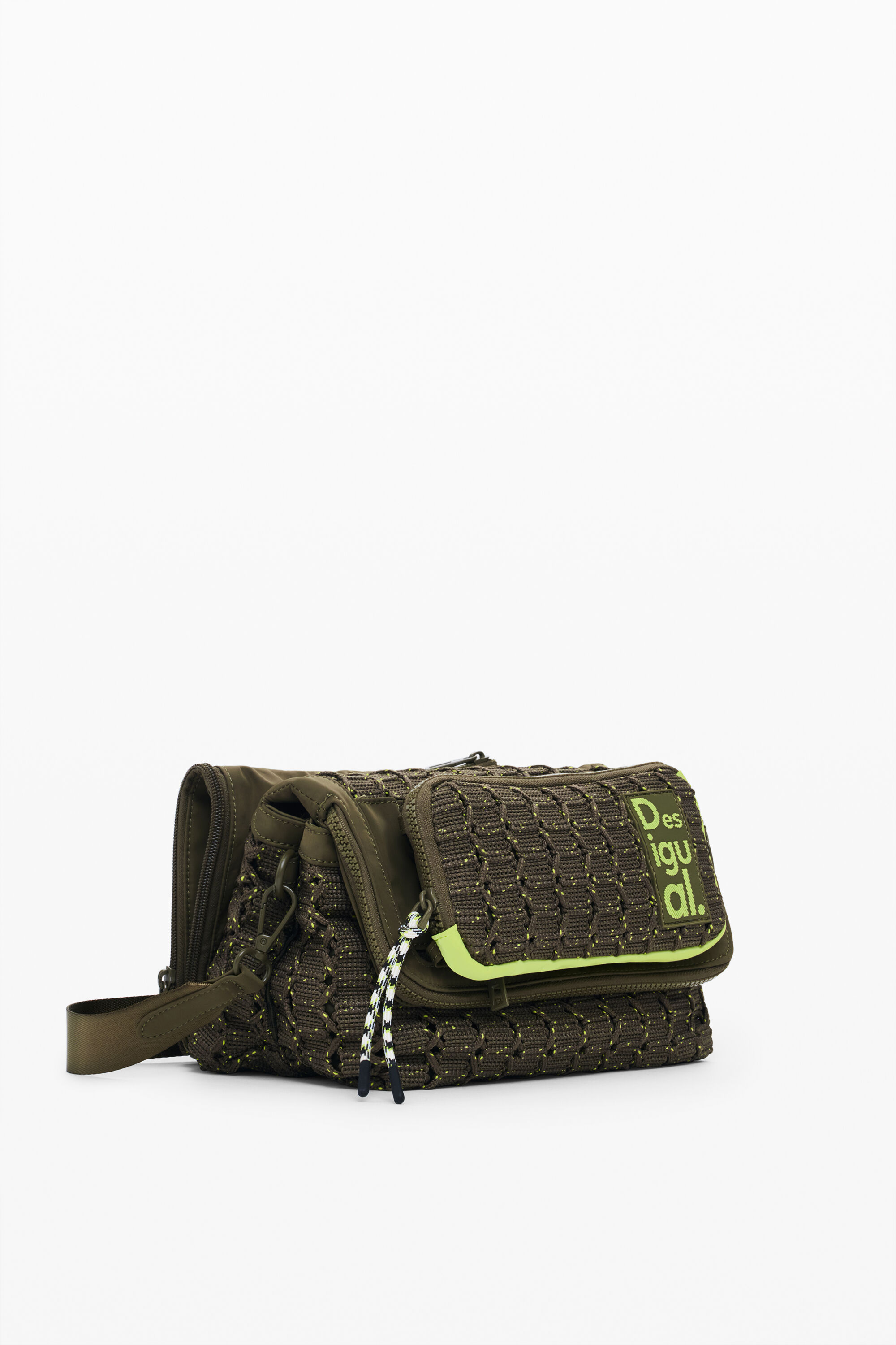 Desigual Combined Modular Bag In Green