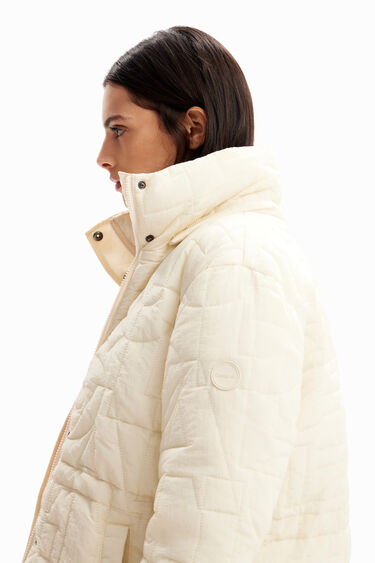 Abric encoixinat cremalleres | Desigual