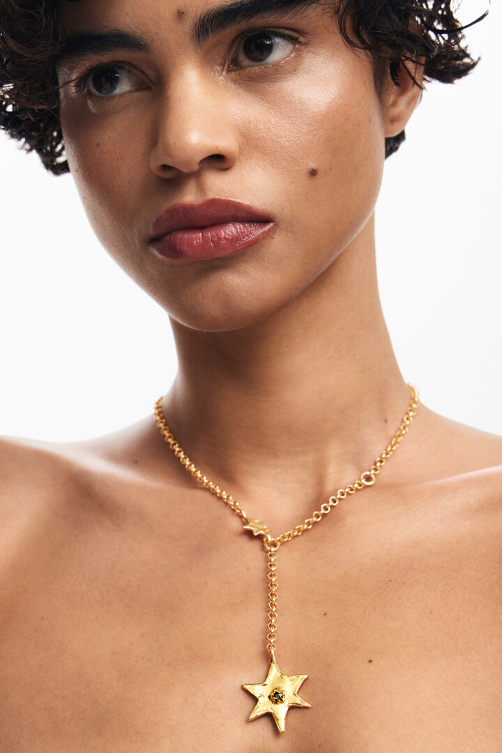 Collier étoile et cœur plaqué argent Zalio | Desigual