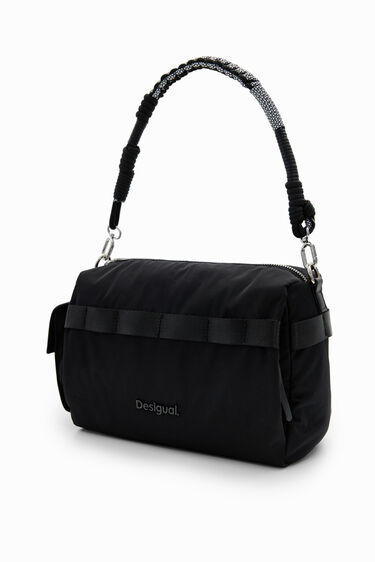 Midsize nylon pockets bag | Desigual