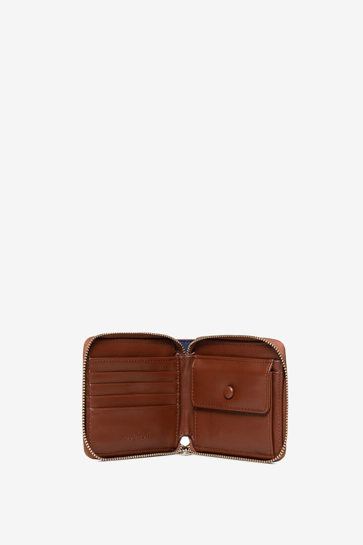 Portemonnaie Wildleder und Patch | Desigual