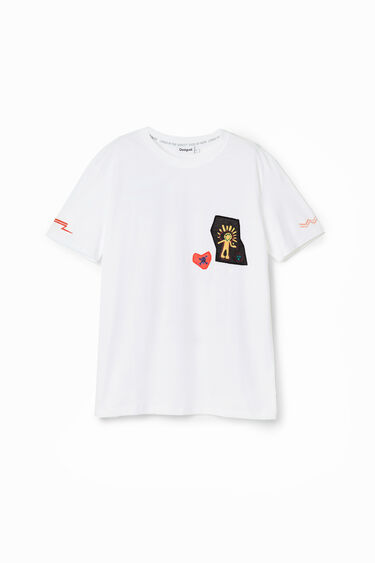 Sphinx patches T-shirt | Desigual