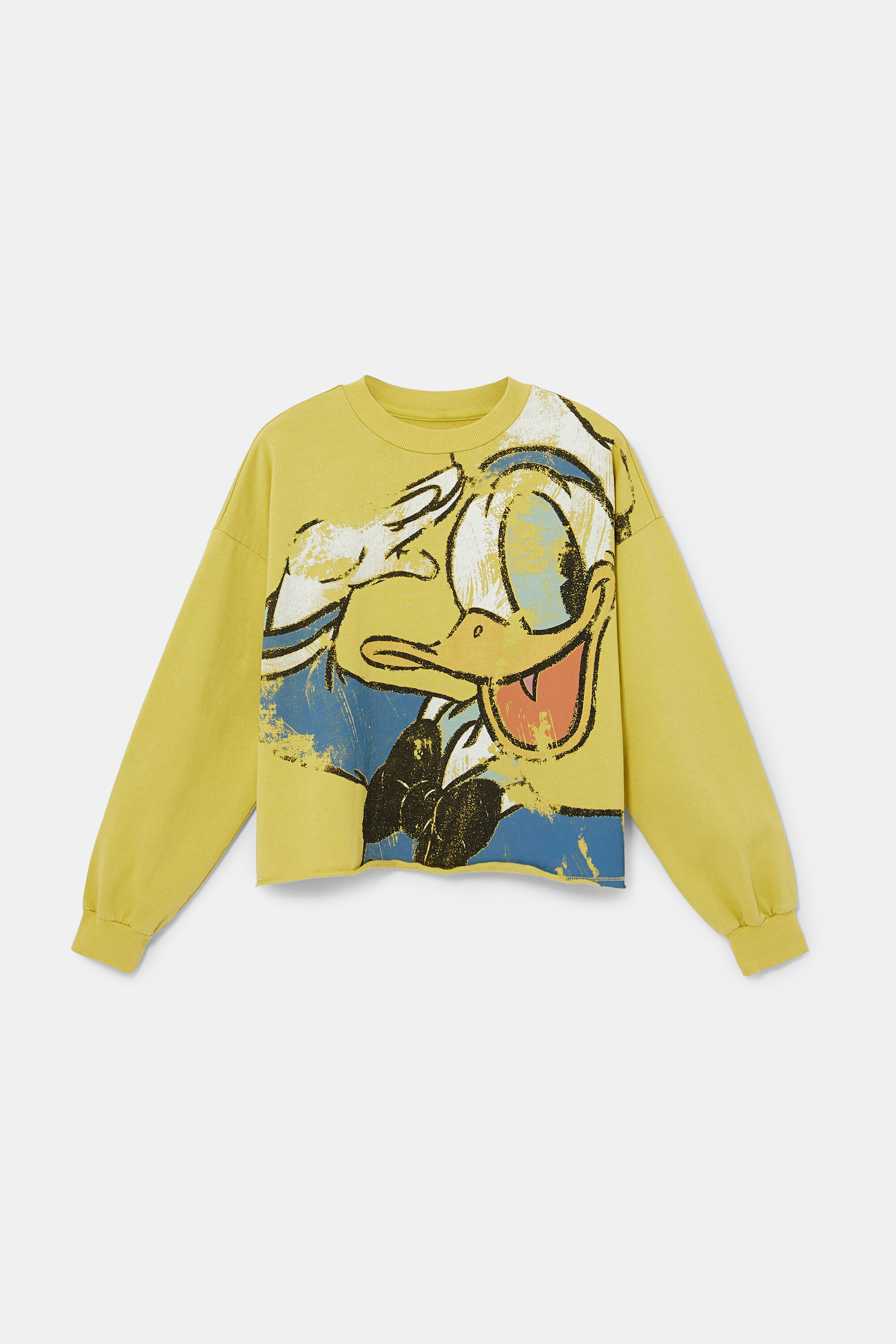 Sudadera ilustracion bajo deshilachado
