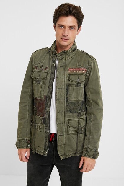 Ethnic military jacket