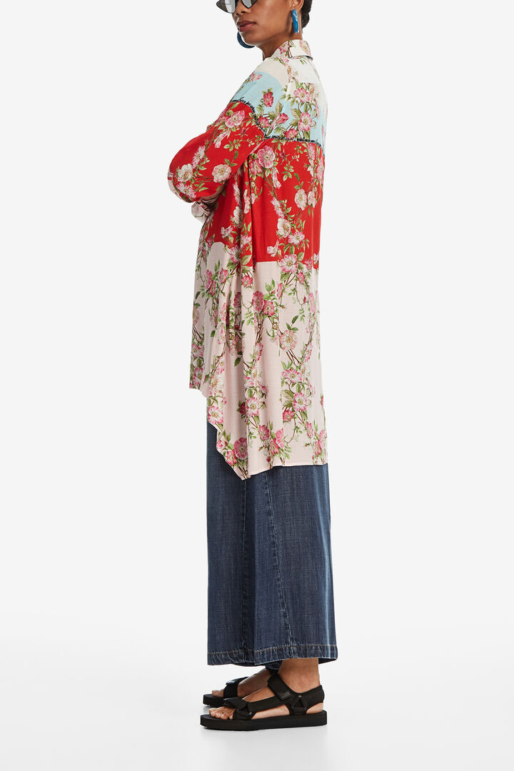 Chemise longue asymétrique | Desigual