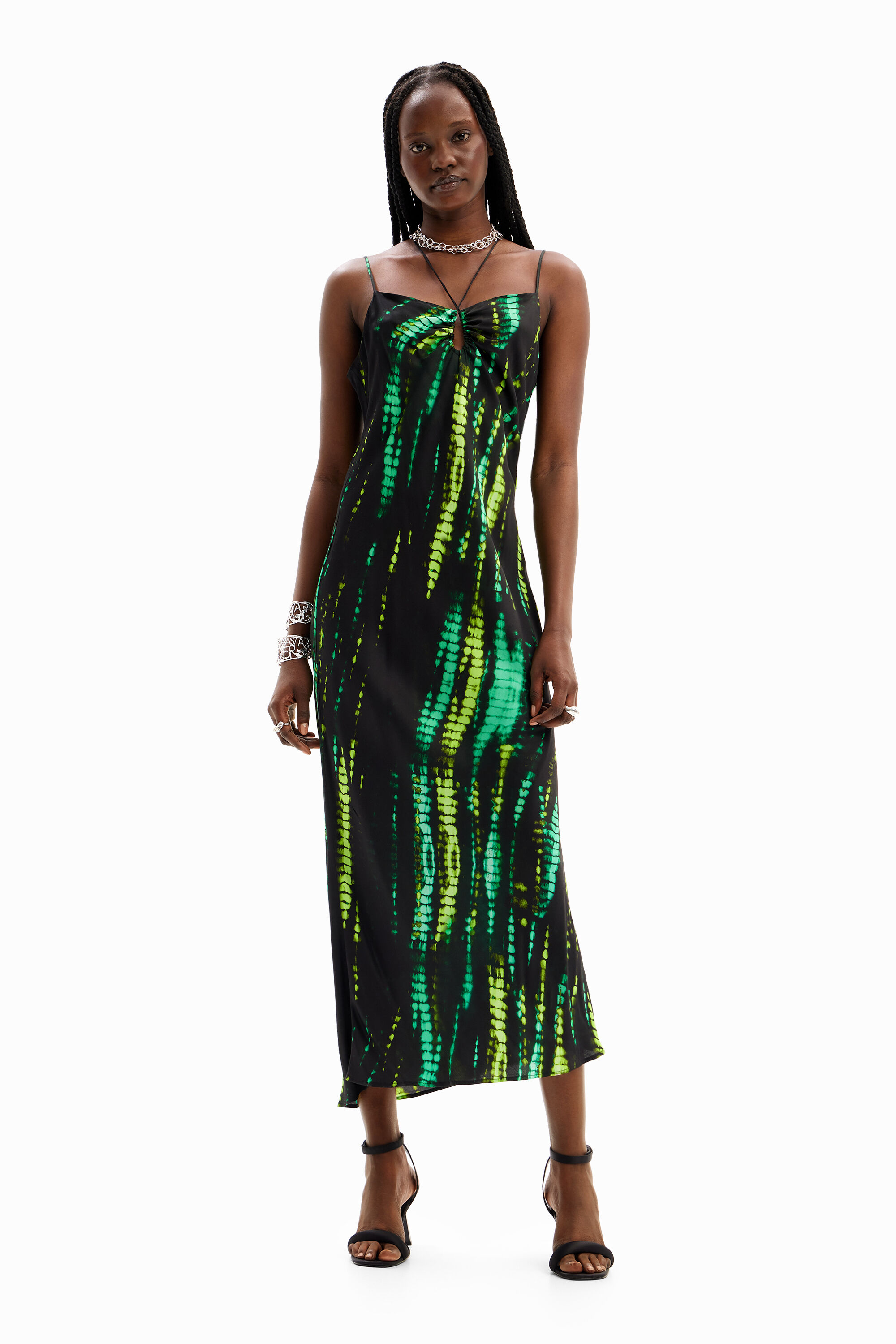 Robe midi tie and dye pour femme I Desigual