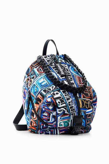 Midsize arty multi-position backpack
