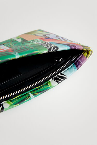 Patchwork novčanik s tropskim printom | Desigual