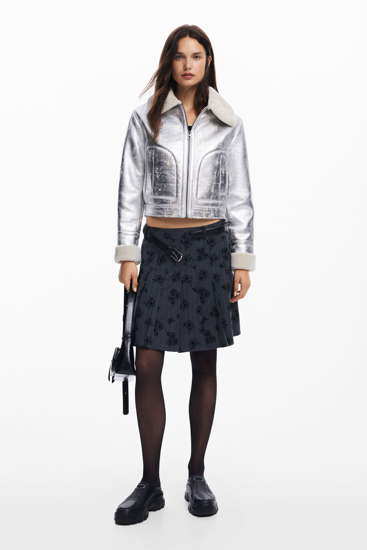 Metallic jacket | Desigual