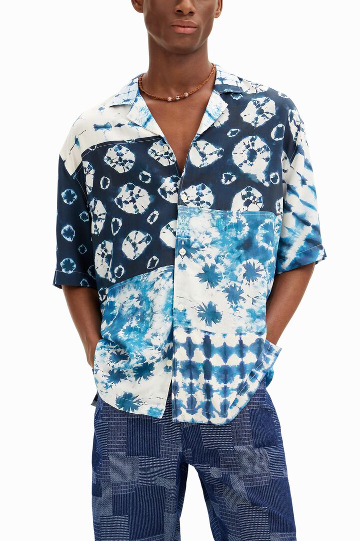 Patch tie-dye shirt | Desigual