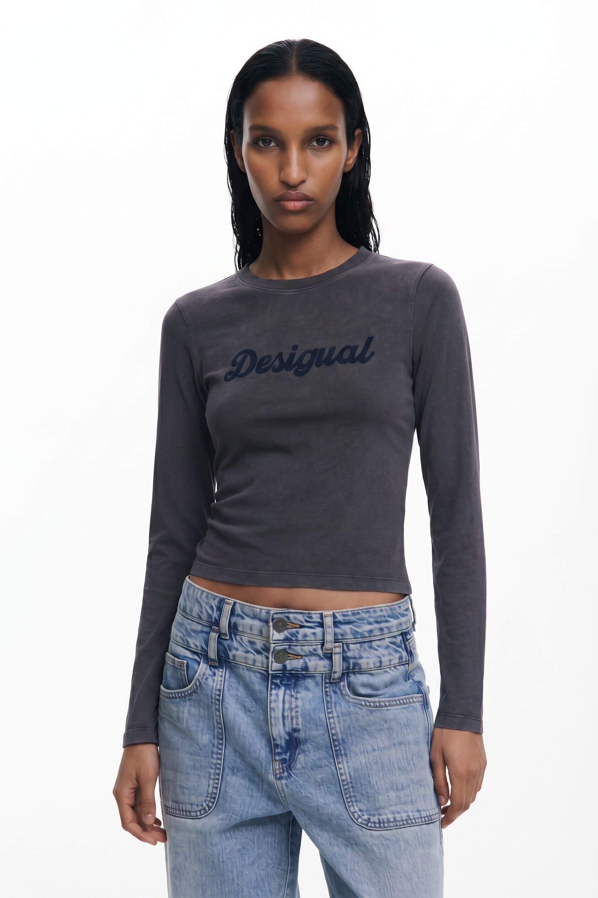 Desigual t-shirt - BLUE - XS