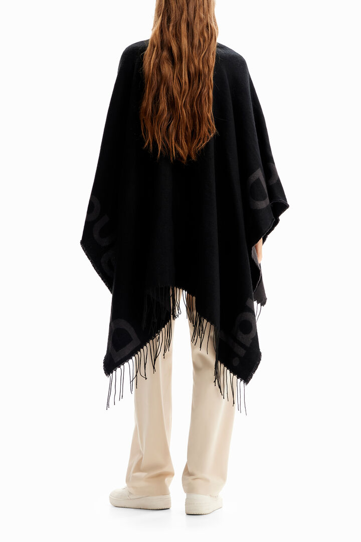 Poncho reversible logo | Desigual