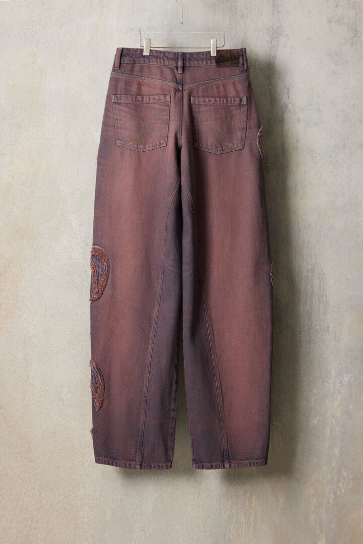 Studio frayed baggy pants | Desigual