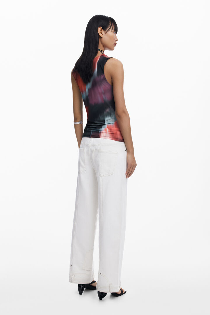 Maglietta con scollo drappeggiato | Desigual