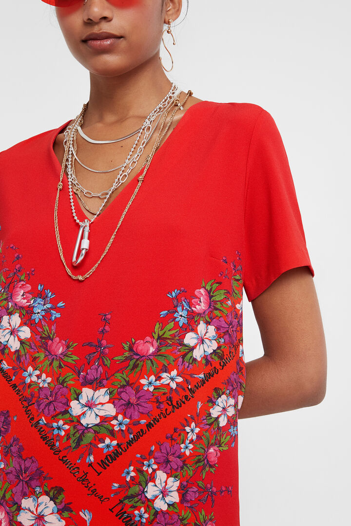 Floral T-shirt dress | Desigual