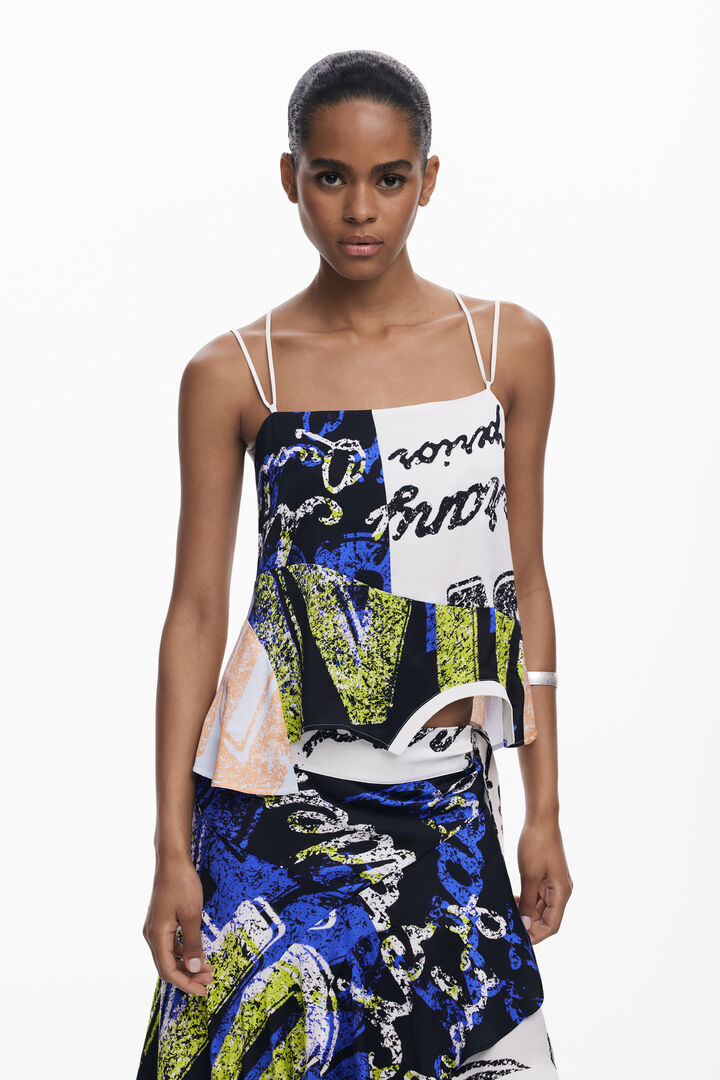 Camiseta doble tirante | Desigual