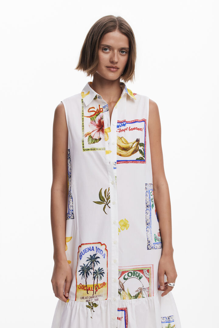 Shirt dress postcards | Desigual