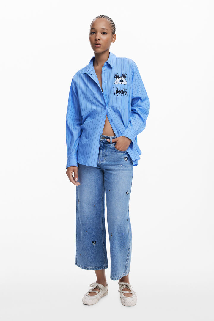 Chemise à rayures Mickey™ | Desigual