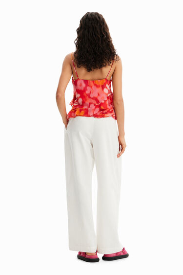 Pantalón Wide leg pinzas | Desigual