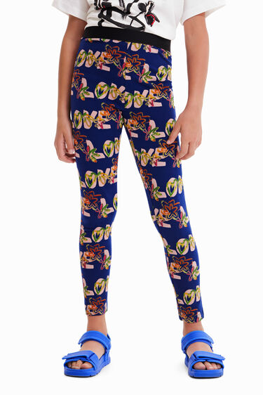 Love flower leggings | Desigual