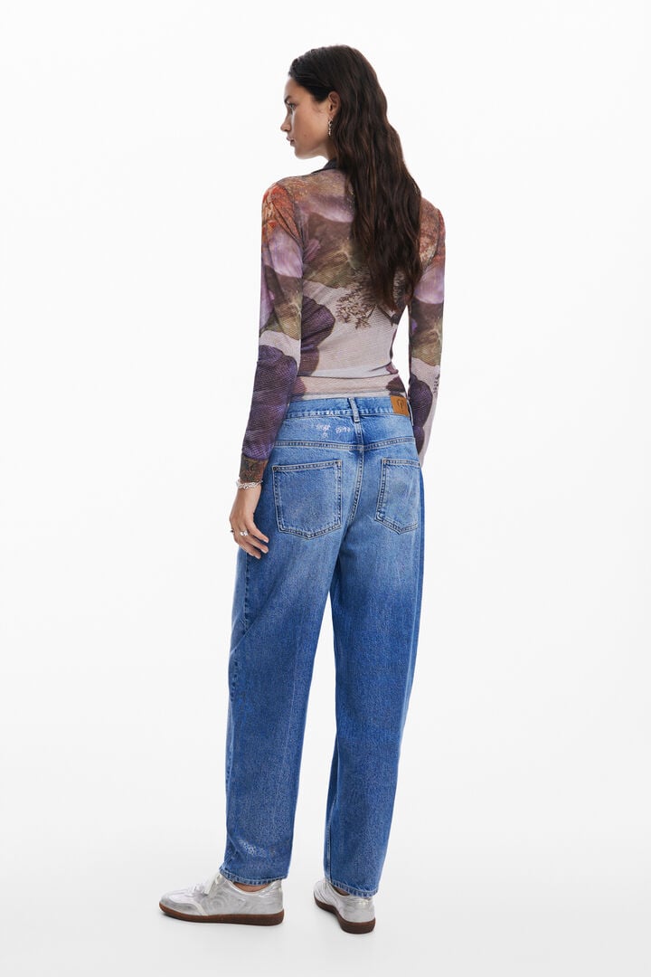 Camiseta manga larga bosque otoñal | Desigual
