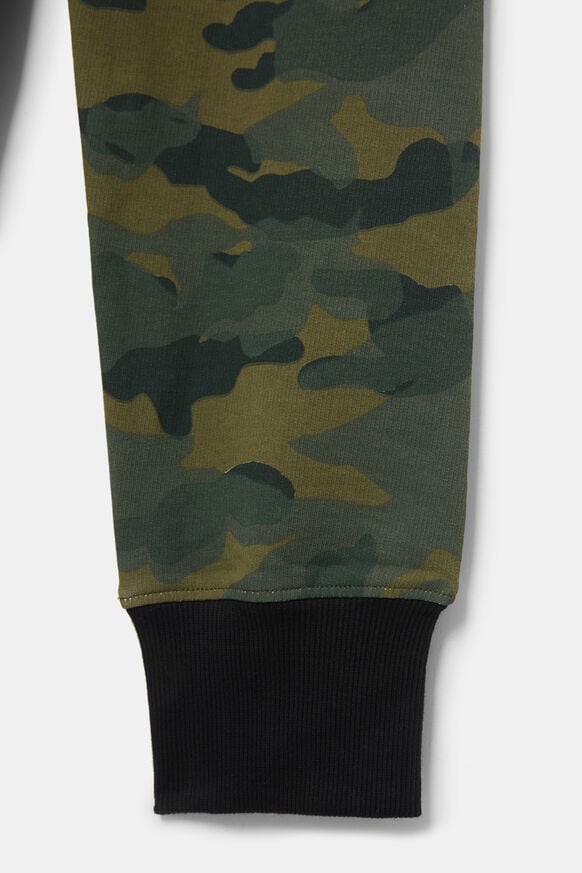 Pantalon jogger coton ouaté camouflage | Desigual