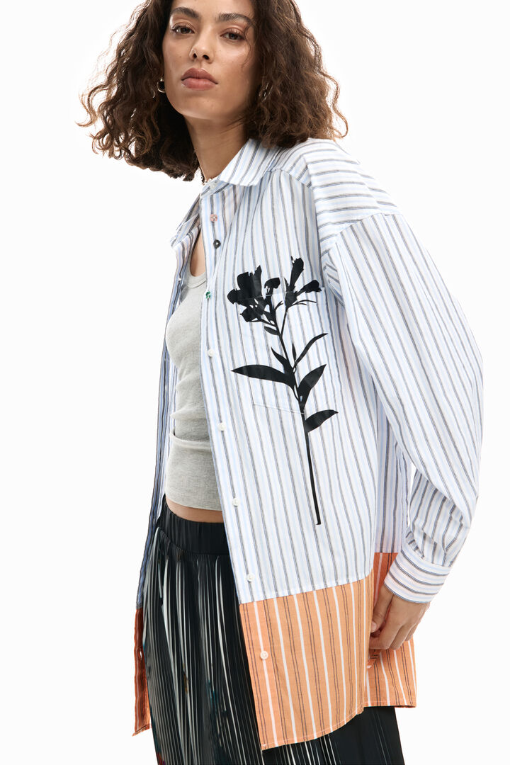 Camisa larga rayas | Desigual