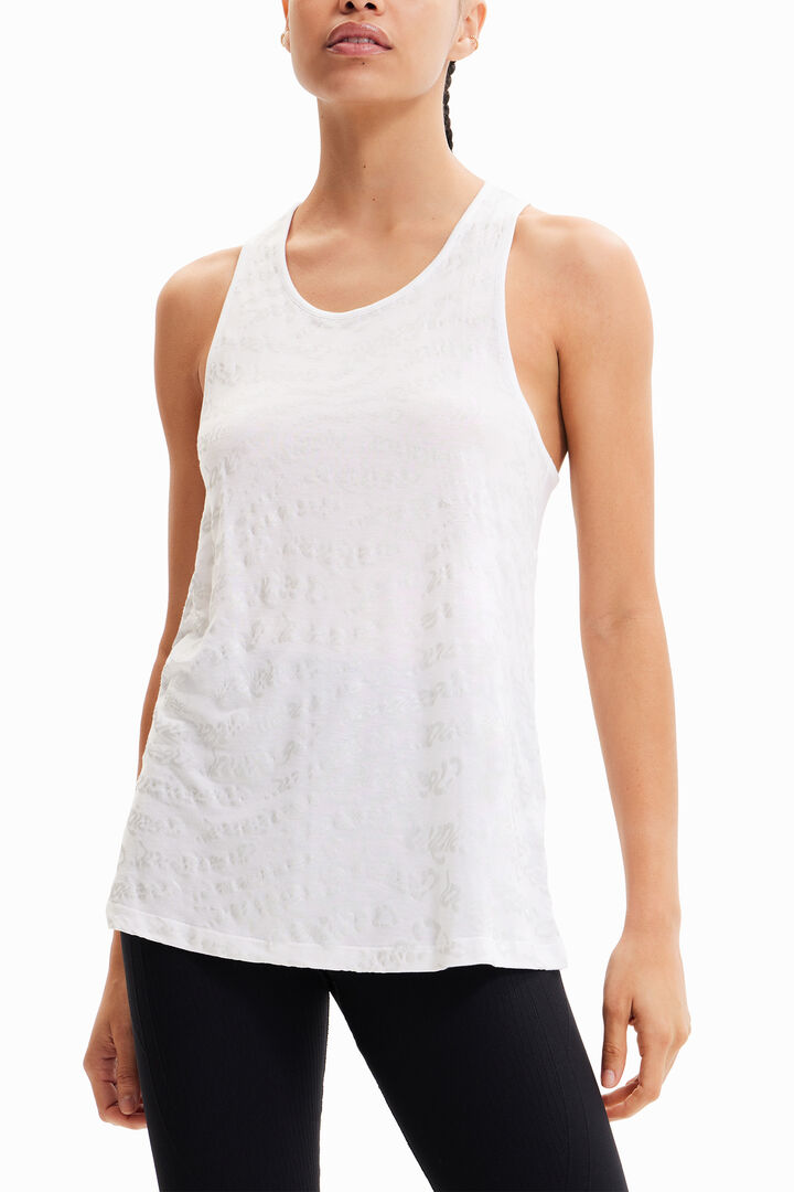 Camiseta tirantes sport logos | Desigual