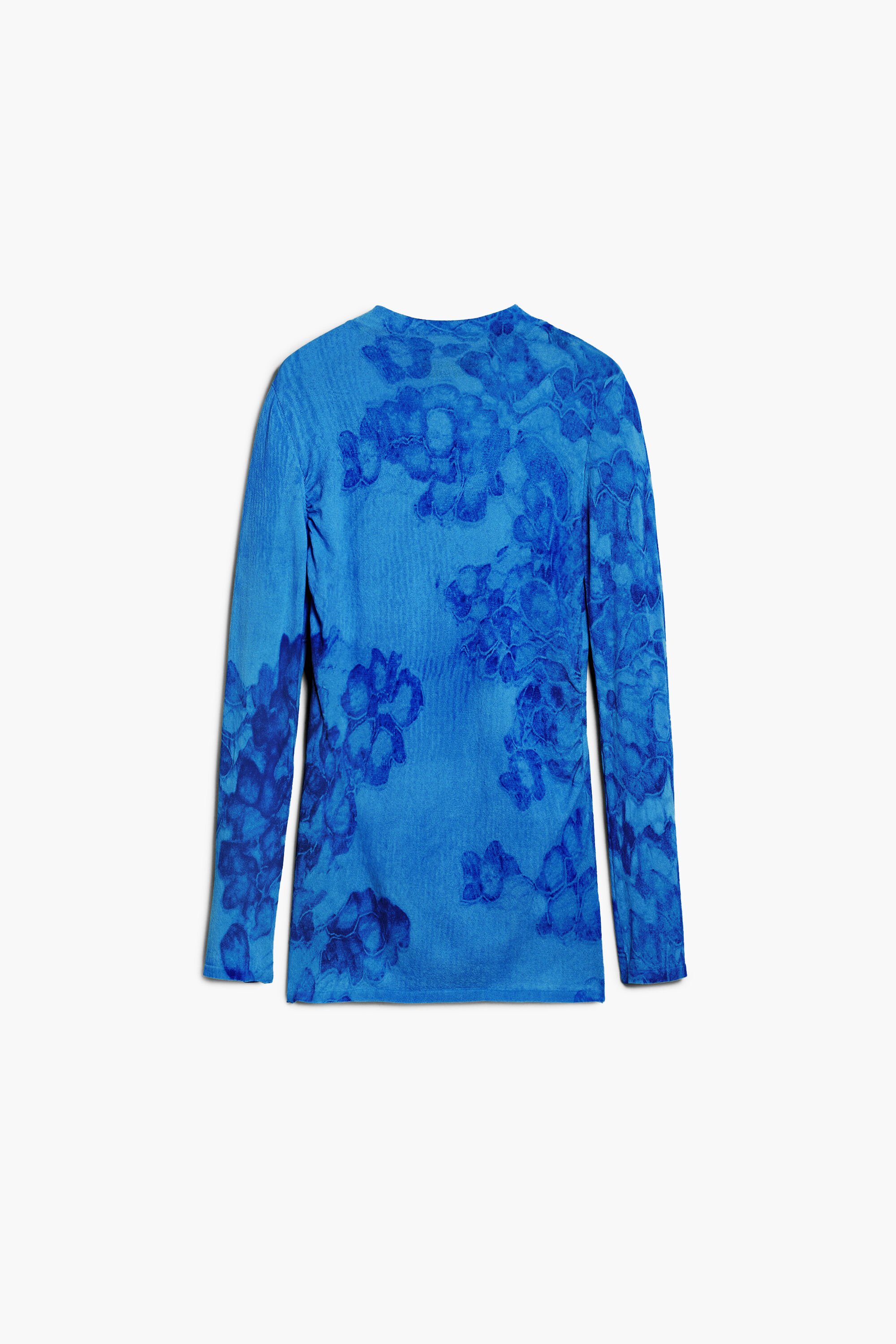 デシグアル Desigual 水彩画のような薄手のロングセーター （ブルー） 水彩画のような薄手のロングセーター 女性用 I Desigual.com
