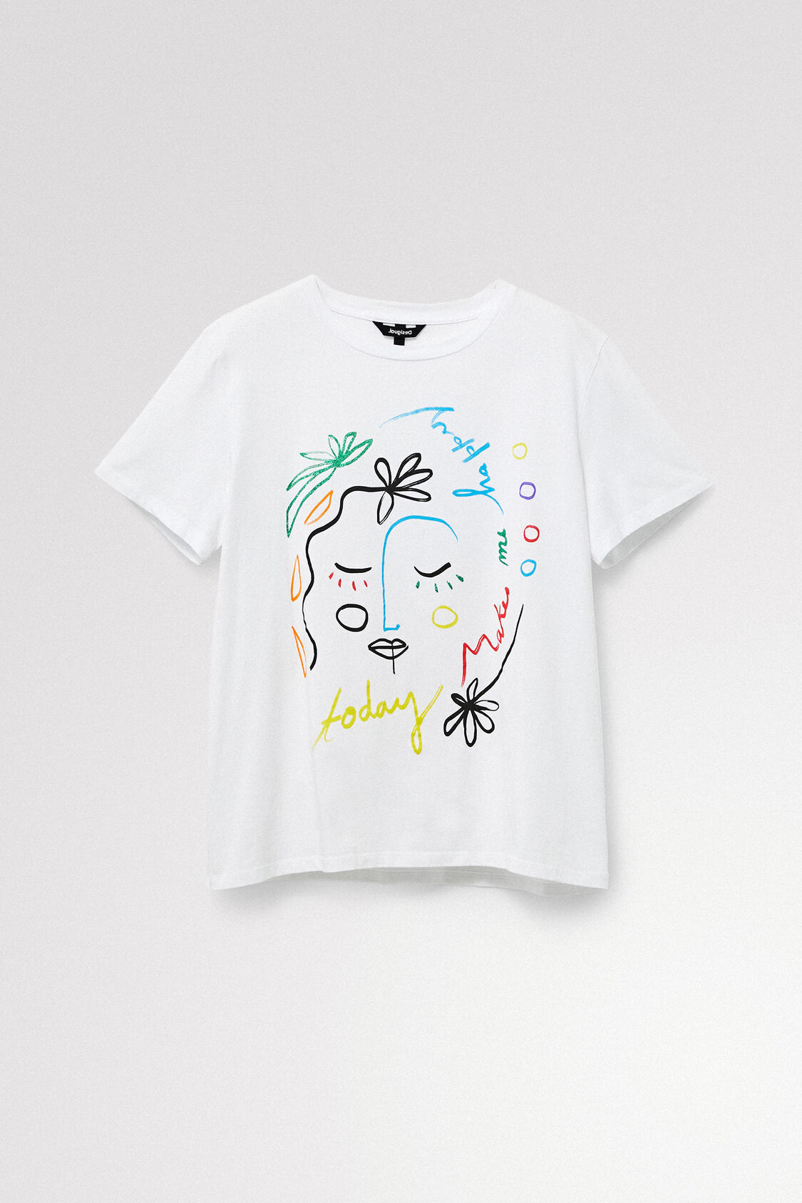 顔イラスト Tシャツ Desigual Com