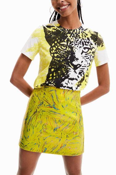 Arty slim mini skirt | Desigual