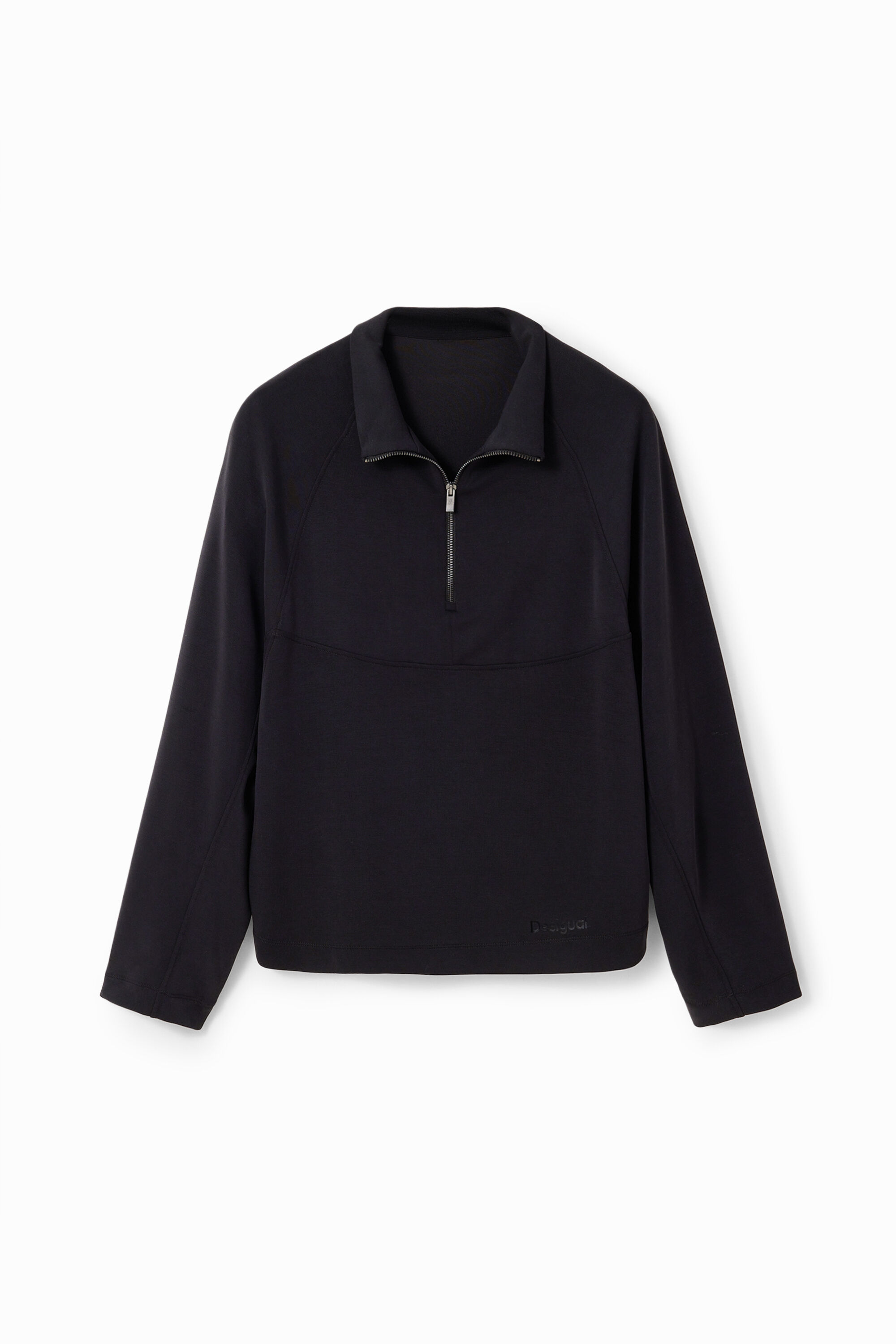 Desigual Sportief oversized sweatshirt - BLACK