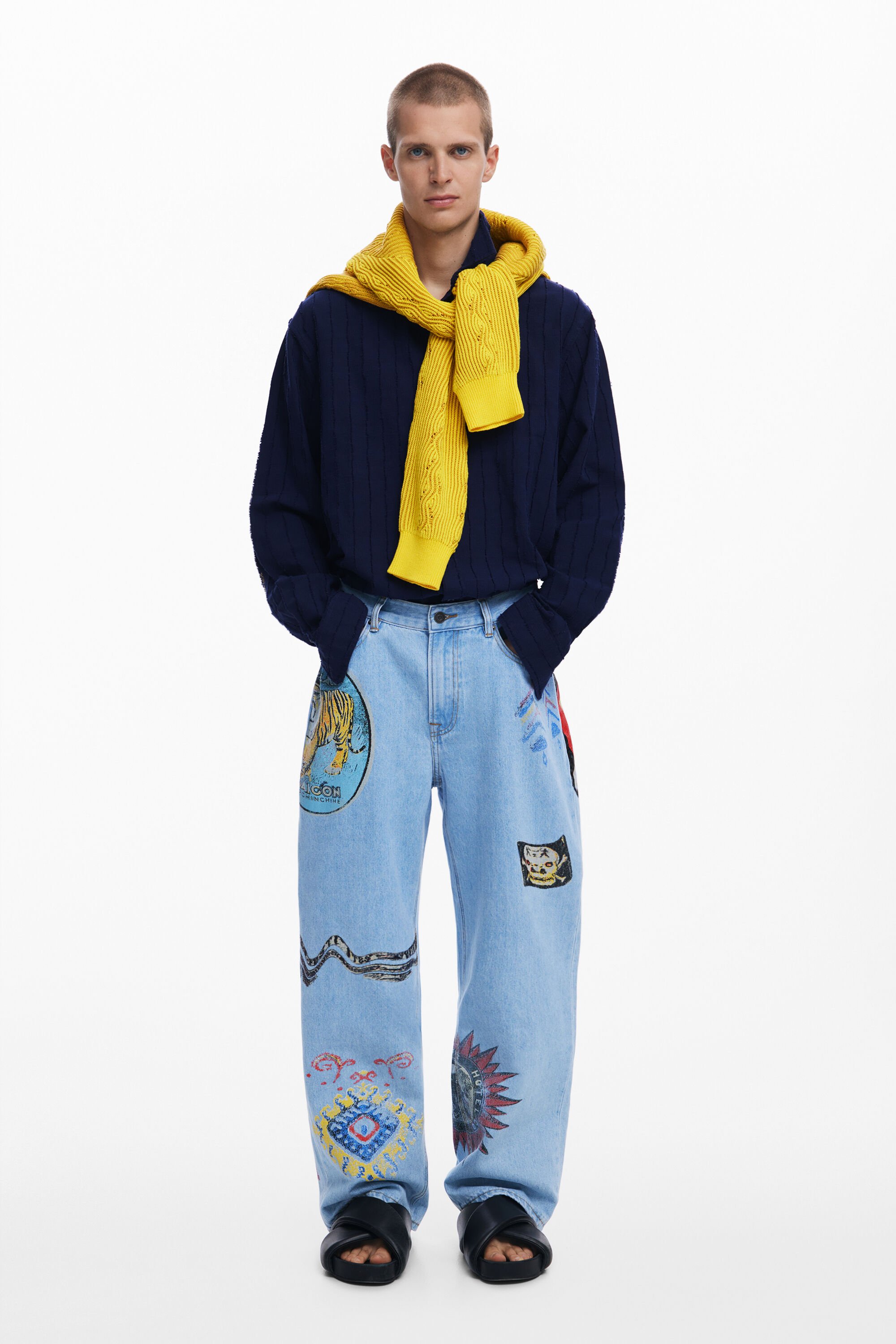Patchwork jeans