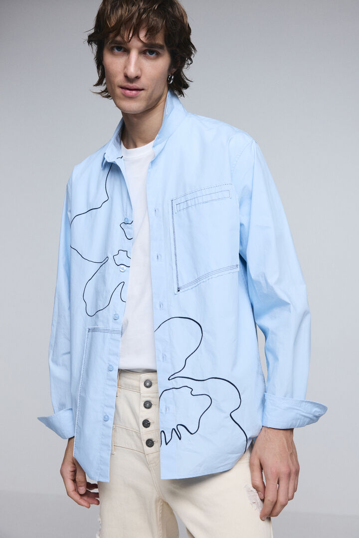 Hlače s dvostrukim strukom i poderotinama | Desigual