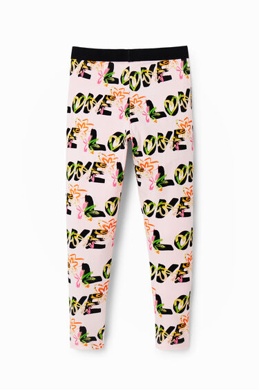 Love flower leggings | Desigual
