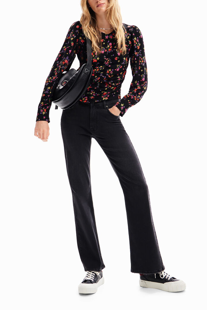 Brusa frunzida floral | Desigual