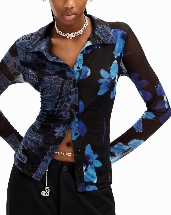 T-shirt tulle patchwork arty | Desigual