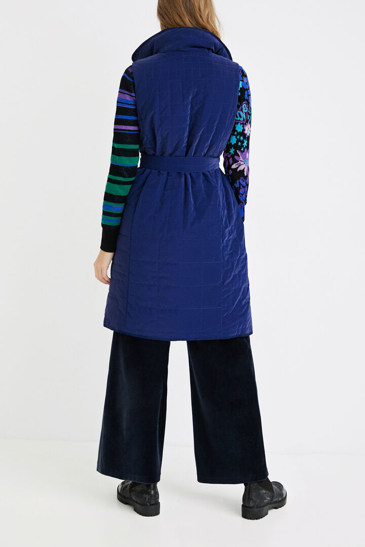 Chaleco largo acolchado | Desigual