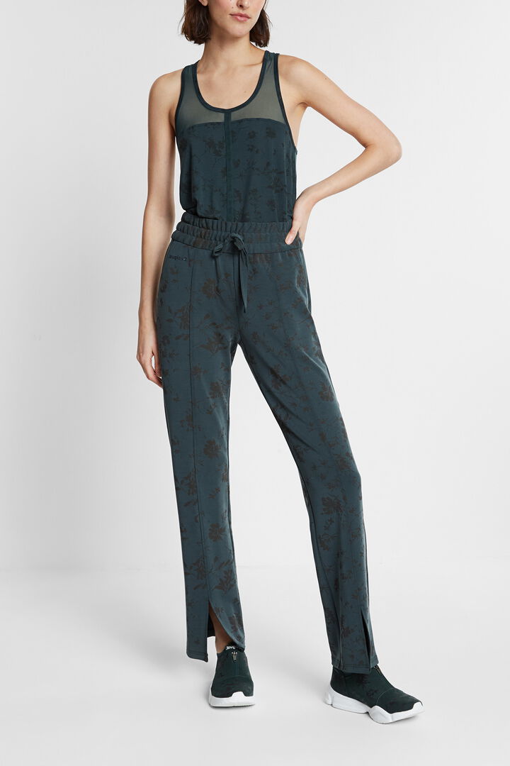 Floral trousers open at hem | Desigual