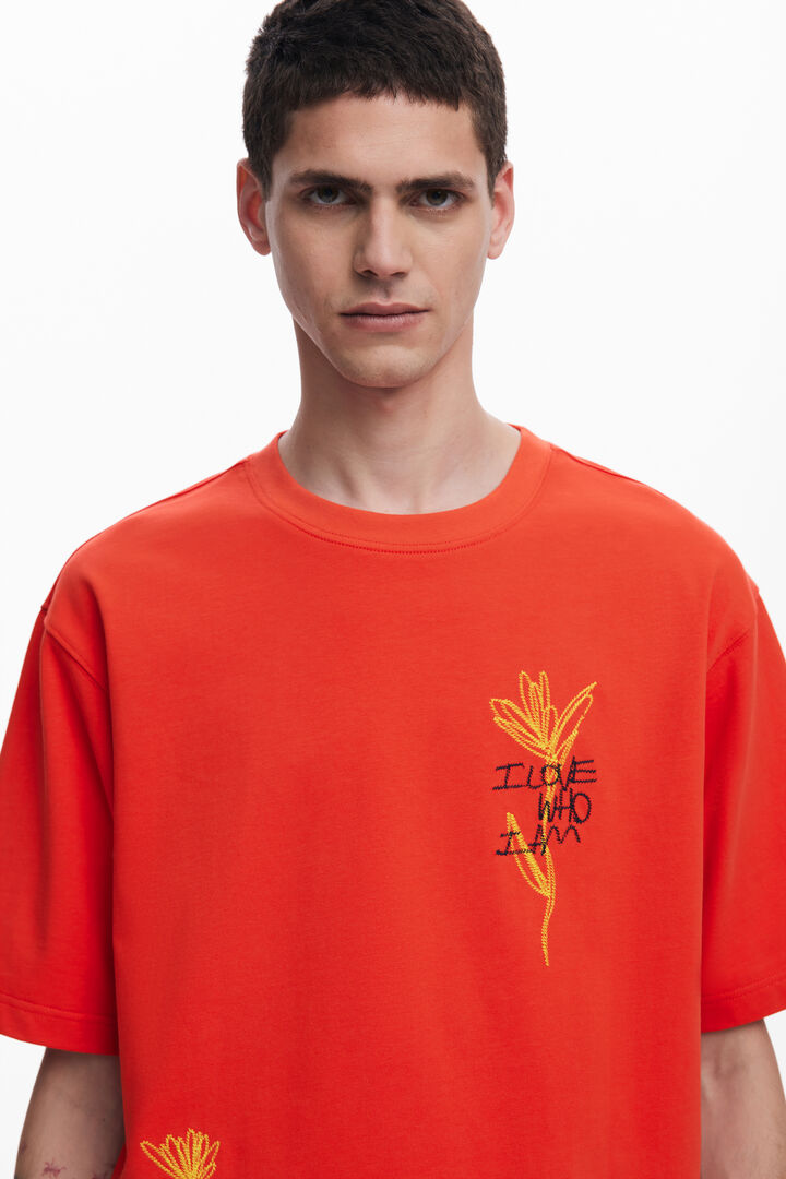 Camiseta manga corta flores | Desigual