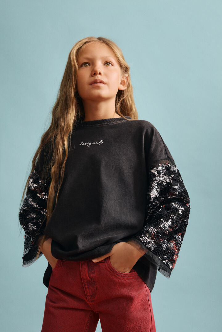 3/4 sleeve star T-shirt