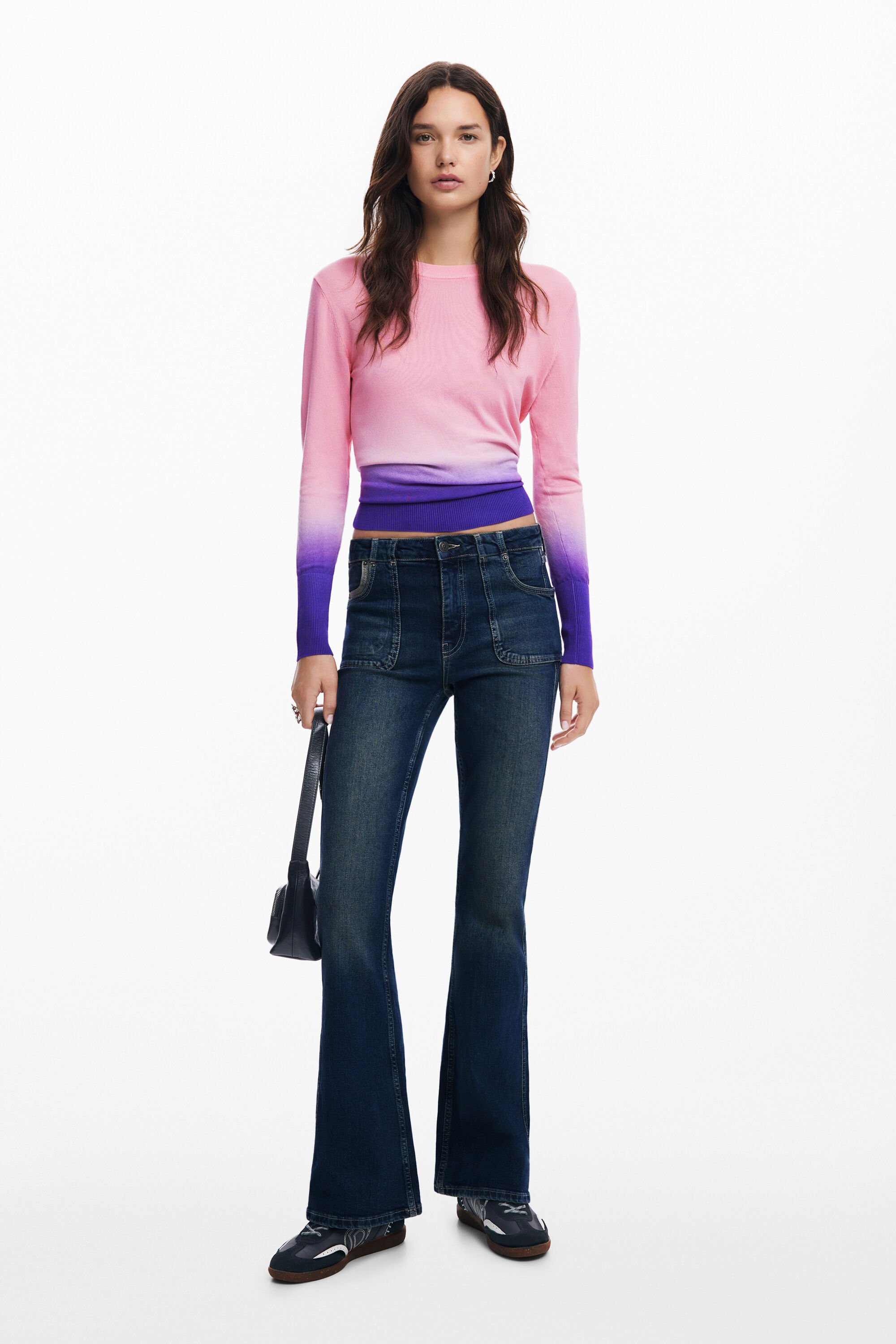 Gradient lightweight sweater Women's I Desigual.com