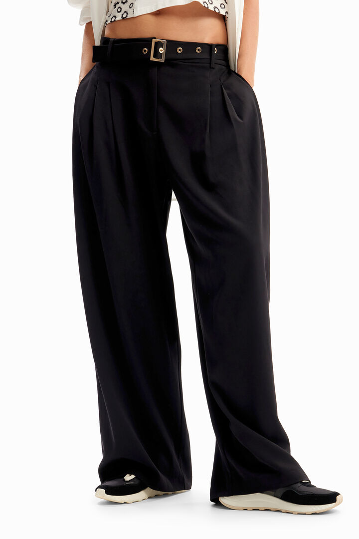 Pantalons sastre amples | Desigual