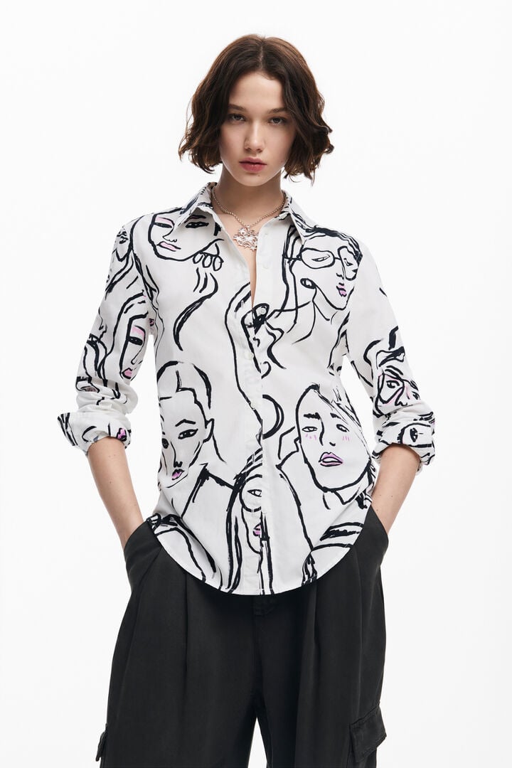 Face print shirt | Desigual