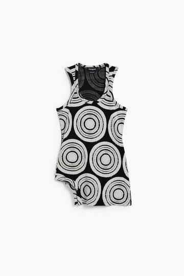 Samarreta sense mànigues espiral | Desigual