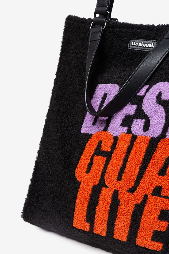 Fleece shopping bag | Desigual
