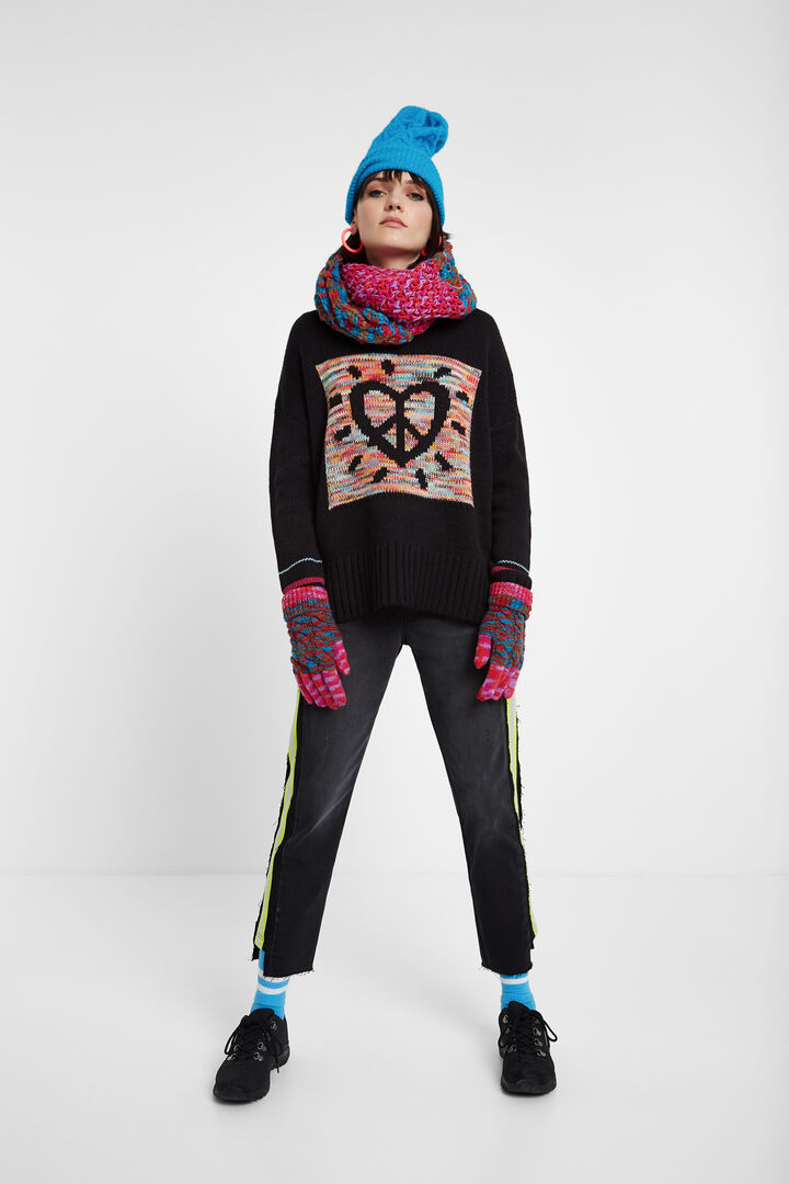 Écharpe tubulaire tricot | Desigual