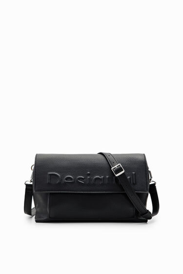 Midsize half-logo crossbody bag | Desigual