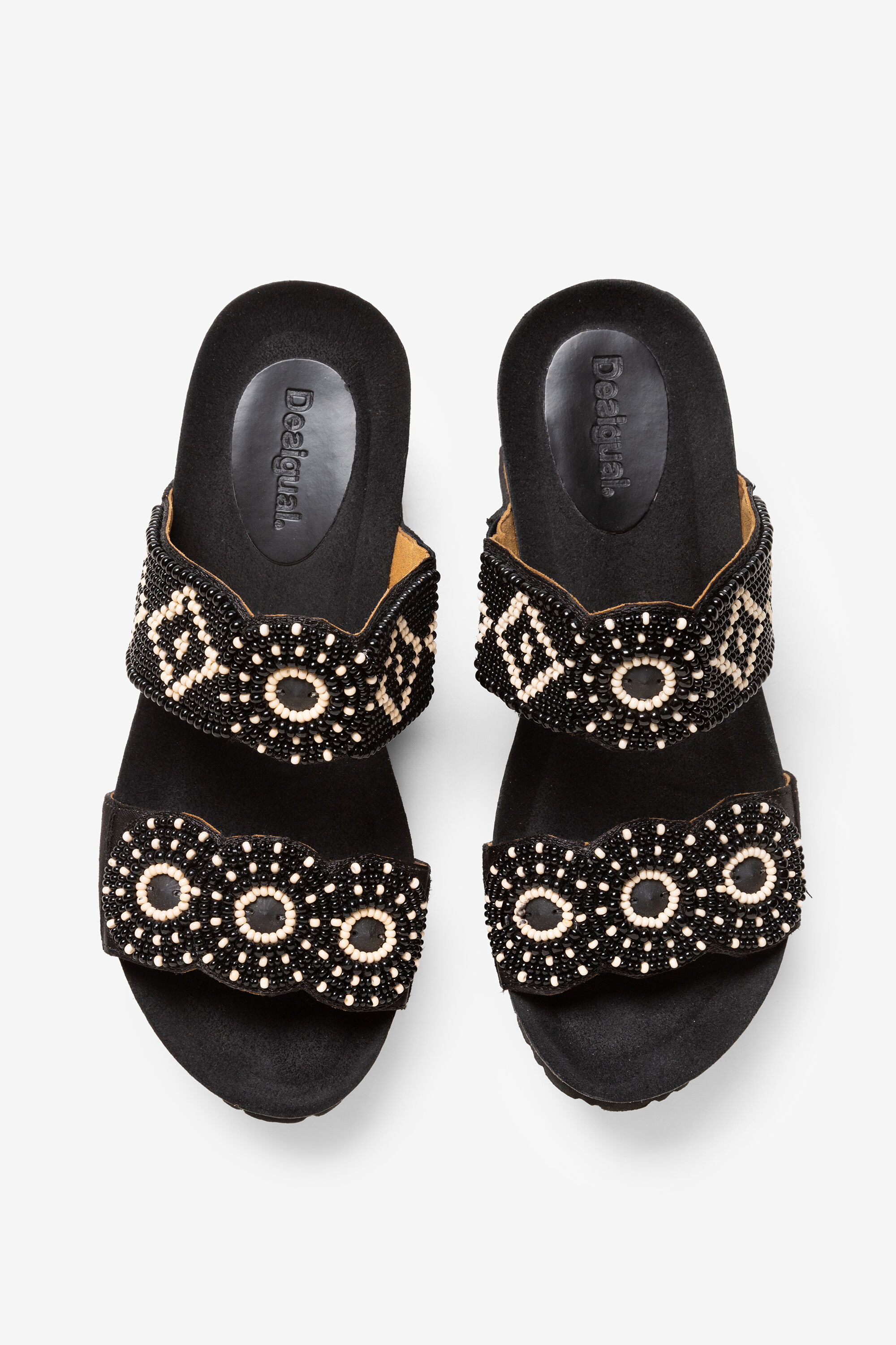 Sandales compensées sales desigual