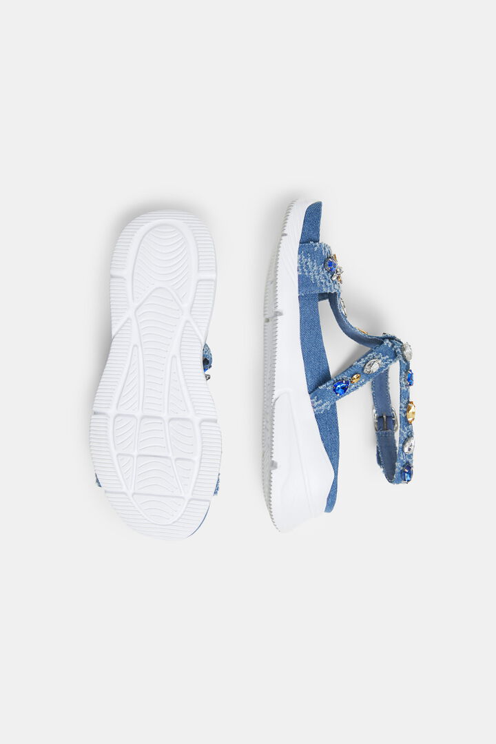 Sandales semelle caoutchouc pierreries | Desigual